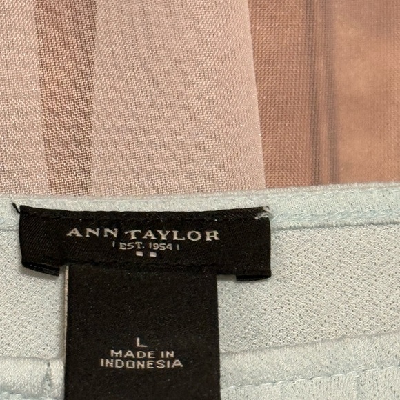 Ann Taylor Green Ruched Blouse - Picture 2 of 5